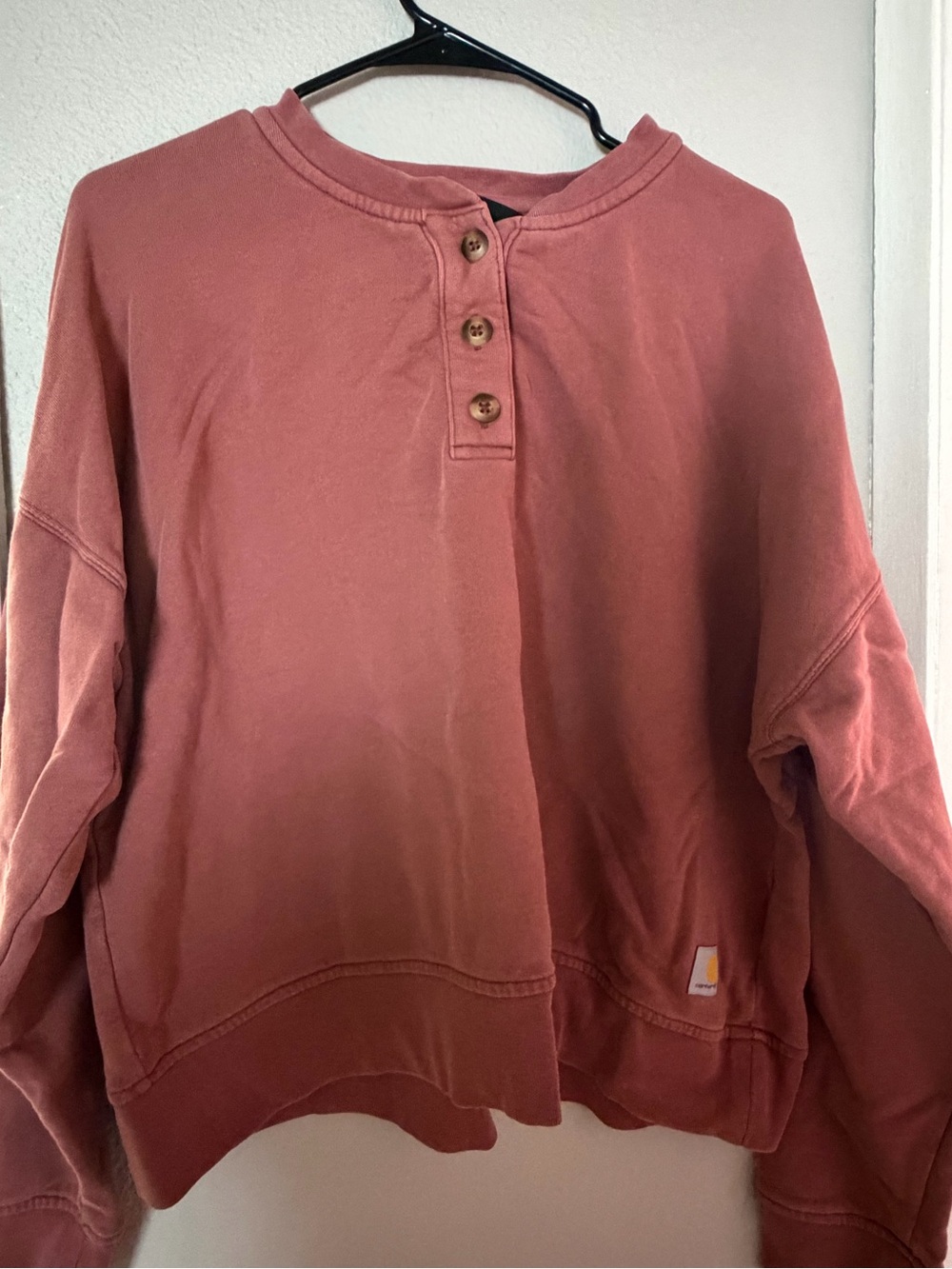 Carhartt Loose Fit Sweatshirt in Washed Rose